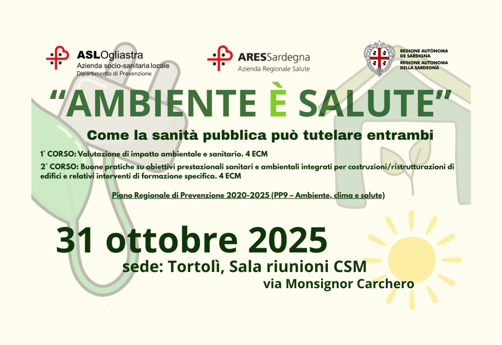 “Ambiente è salute: come la sanità pubblica può tutelare entrambi”