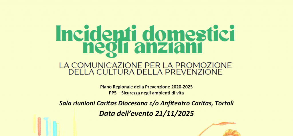 Corso di formazione sugli incidenti domestici negli anziani