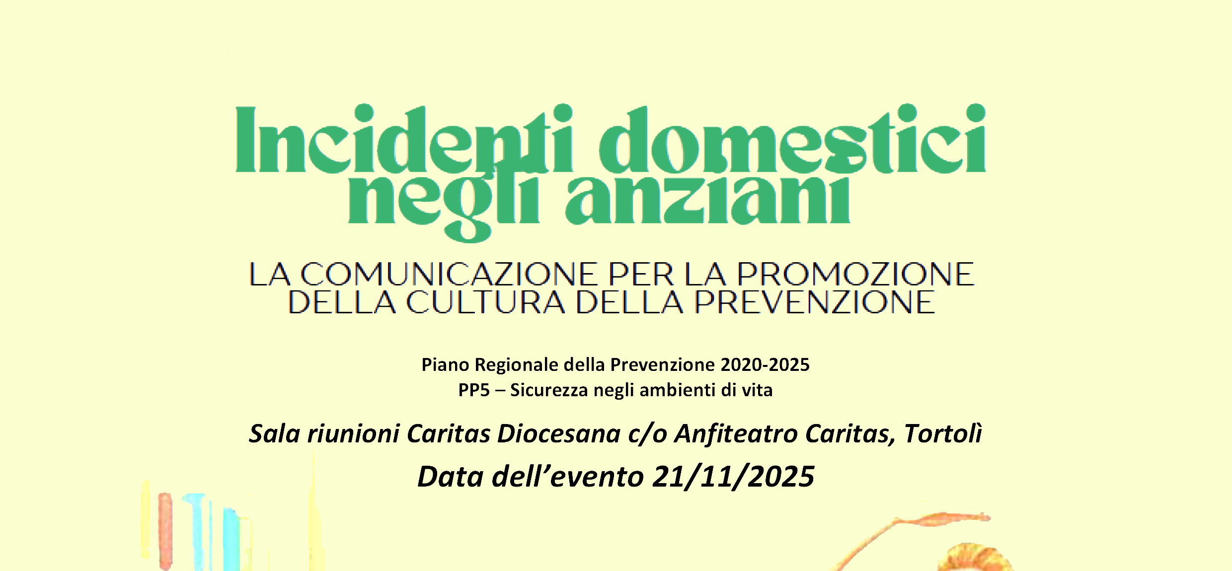 Corso di formazione sugli incidenti domestici negli anziani