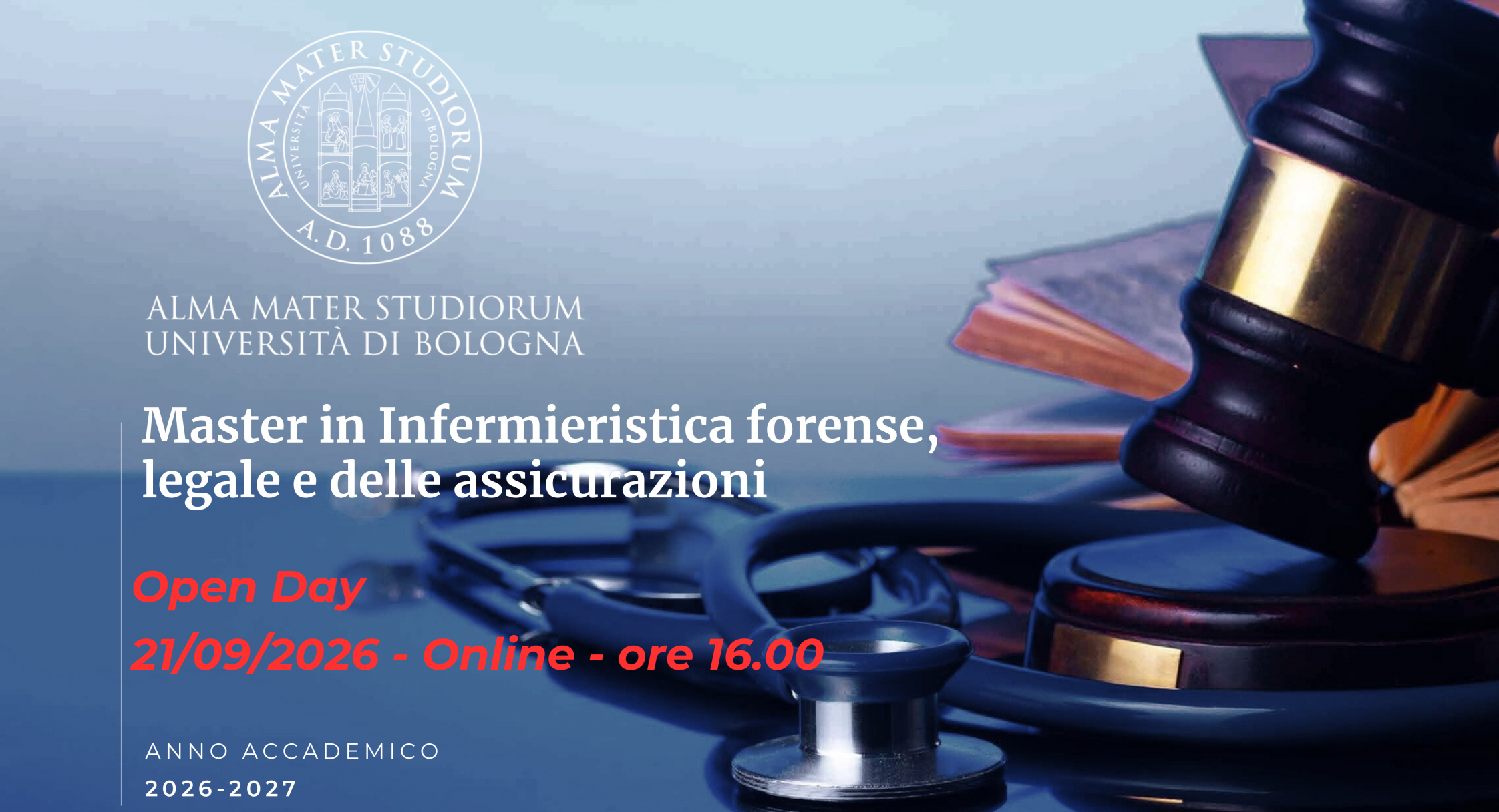 Master in Infermieristica forense: il 21 settembre l’Open Day online